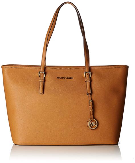 michael kors jet set travel medium carryall saffiano leather